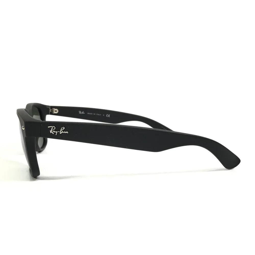 Ray-Ban Sunglasses RB2132 NEW WAYFARER 622/30 Matte Black w/ Silver Flash 55 mm